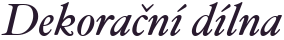 logo dekoracni dilna