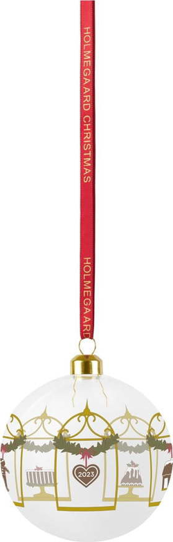 Skleněná ručně foukaná vánoční koule ø 8 cm Annual Christmas Bauble – Holmegaard