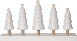 Bílá vánoční světelná dekorace Skog – Star Trading