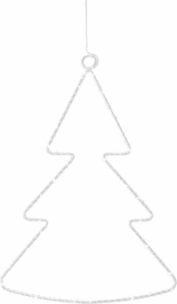 Bílá závěsná vánoční světelná dekorace Liva – Sirius