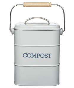 Plechový kompostér Living Nostalgia šedý
