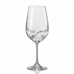 Crystalex Sklenice na víno TURBULENCE 350 ml, 2 ks