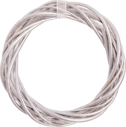 Stříbrný vánoční věnec Casa Selección, ø 10 cm