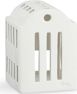 Bílý keramický svícen Kähler Design Urbania Lighthouse Smithy