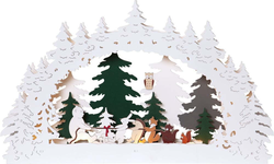 Vánoční světelná dekorace Forest Friends – Star Trading