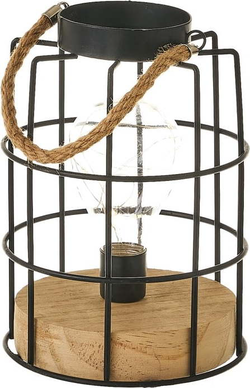 Černá stolní lampa (výška 20,5 cm) – Casa Selección