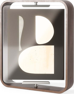 Tmavě hnědý dřevěný stojací rámeček 26x31,5 cm Bellwood – Umbra