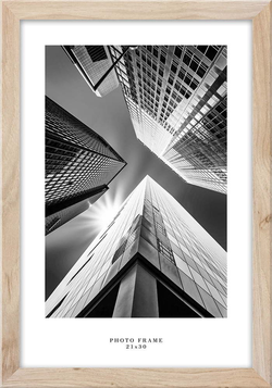 Přírodní nástěnný rámeček Styler Floryda, 24 x 33 cm