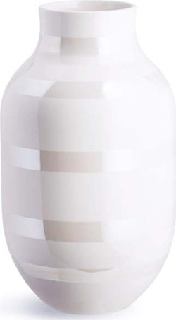 Bílá kameninová váza Kähler Design Omaggio, výška 30,5 cm