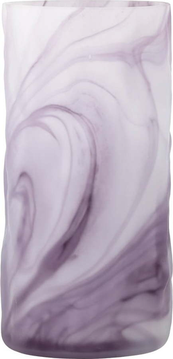Fialová skleněná ručně vyrobená váza (výška 24,5 cm) Moore – Bloomingville
