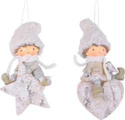 Závěsné vánoční dekorace v sadě 2 ks – Ego Dekor