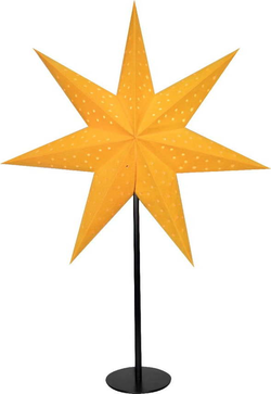 Černo-oranžová vánoční světelná dekorace Clara – Markslöjd