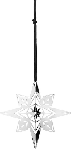 Závěsná vánoční dekorace ve stříbrné barvě Kähler Design