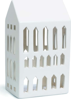 Bílý keramický svícen Kähler Design Urbania Lighthouse Church
