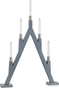 Šedá světelná dekorace s vánočním motivem Bjurfors – Markslöjd