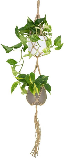 Látkový závěs na květináč ø 10 cm (výška 120 cm) Macramé – Artevasi