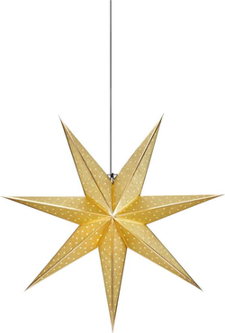 Světelná dekorace s vánočním motivem ve zlaté barvě ø 45 cm Glitter – Markslöjd