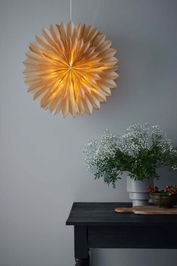 Oranžová závěsná vánoční světelná dekorace Solina – Markslöjd