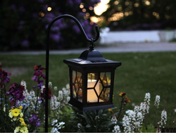 LED solární zahradní lucerna Star Trading Light, výška 14,5 cm