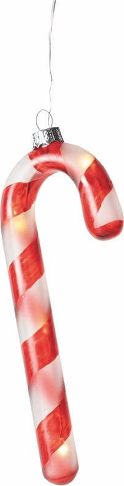 Červená závěsná vánoční světelná dekorace ø 1,5 cm Hannah – Sirius