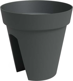 Závěsný květináč na zábradlí z recyklovaného plastu ø 30 cm Capri – Artevasi