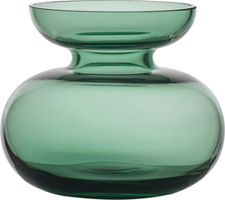 Zelená skleněná ručně vyrobená váza (výška 9 cm) Inu – Zone