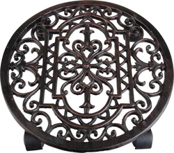 Kovový pojízdný podstavec pod květináč ø 29 cm Ornament – Esschert Design