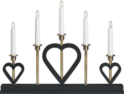 Černá vánoční světelná dekorace Melissa – Markslöjd