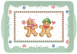 Plastový servírovací tác Sweet Christmas