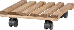 Dřevěný pojízdný podstavec pod květináč (výška 8 cm) Indoor & Outdoor – Esschert Design