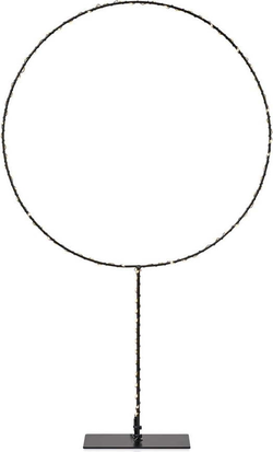 Černá vánoční světelná dekorace Markslöjd Alpha Circle