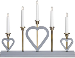 Šedá vánoční světelná dekorace Melissa – Markslöjd