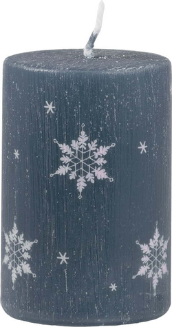 Tmavě modrá svíčka Unipar Ice, doba hoření 18 h