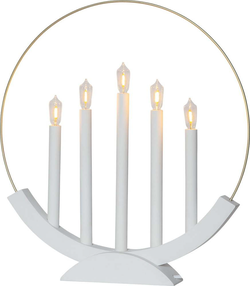 Bílá vánoční světelná dekorace Brace – Star Trading