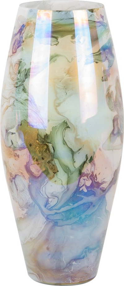 Skleněná ručně vyrobená váza (výška 36 cm) Melange – PT LIVING