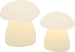 Bílá vánoční světelná dekorace 2 ks ø 9 cm Elvina – Sirius