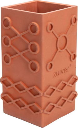 Oranžová váza z betonu Graphic – Zuiver