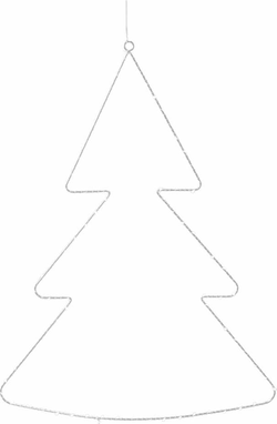 Bílá závěsná vánoční světelná dekorace Liva – Sirius