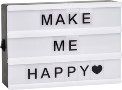 Bílá LED lucerna (výška 10,5 cm) – Hilight