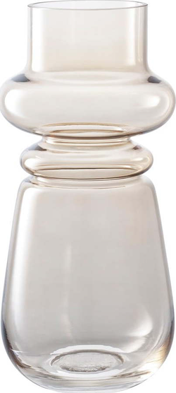 Světle hnědá skleněná váza (výška 31 cm) – House Nordic