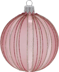 Skleněné ručně foukané vánoční koule v sadě 3 ks ø 8 cm – Ego Dekor