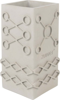 Světle šedá váza z betonu Graphic – Zuiver