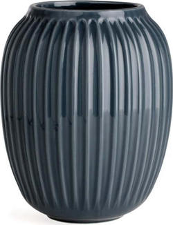 Antracitová kameninová váza Kähler Design Hammershoi, ⌀ 16,5 cm