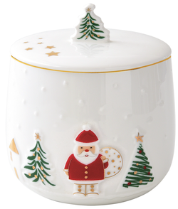 Porcelánová kuchyňská dóza Let It Snow