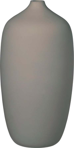 Šedá váza Blomus Ceola, výška 25 cm