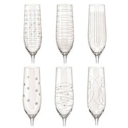 Crystalex Sklenice na šumivé víno VIOLA ELEMENTS 190 ml, 6 ks