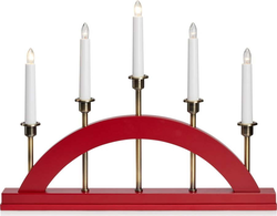 Červená vánoční světelná dekorace Bridge – Markslöjd