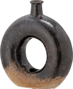 Černá kameninová váza Bloomingville Baldvin