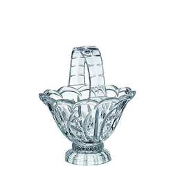 Crystal Bohemia skleněný košík 215 mm