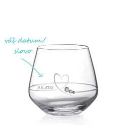 Svatební svícínek Diamante Romance